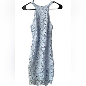Lulus soft blue dress.